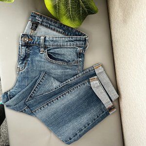 Gap Boyfriend Jeans Light Wash Size: 6 / 28R